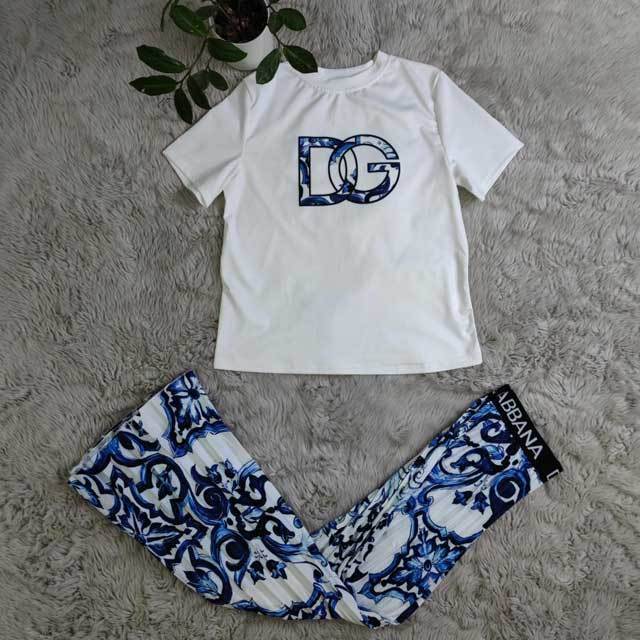 Printed Pleated Maxi Skirt Set