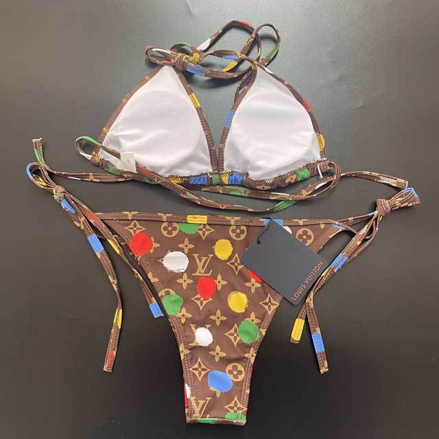 Printed Strappy Women Bikini Set