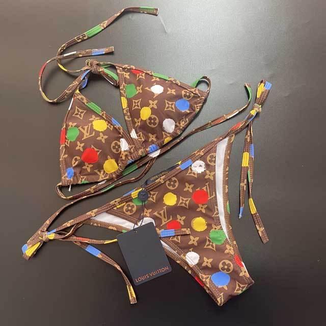 Printed Strappy Women Bikini Set