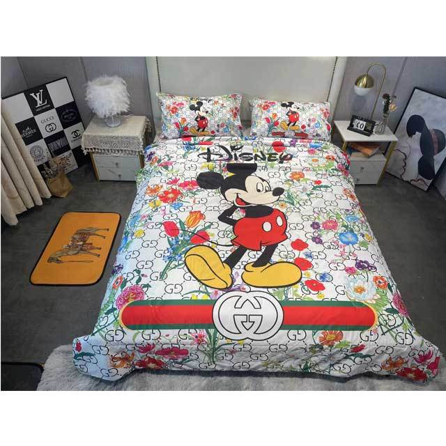 Printed Silk Summer Quilt Set(summer comforter+pillow cases+sheet)