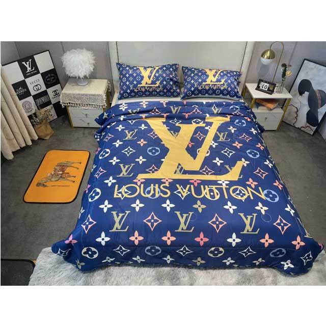 Printed Silk Summer Quilt Set