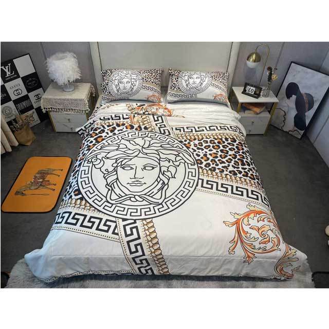 Printed Silk Summer Quilt Set