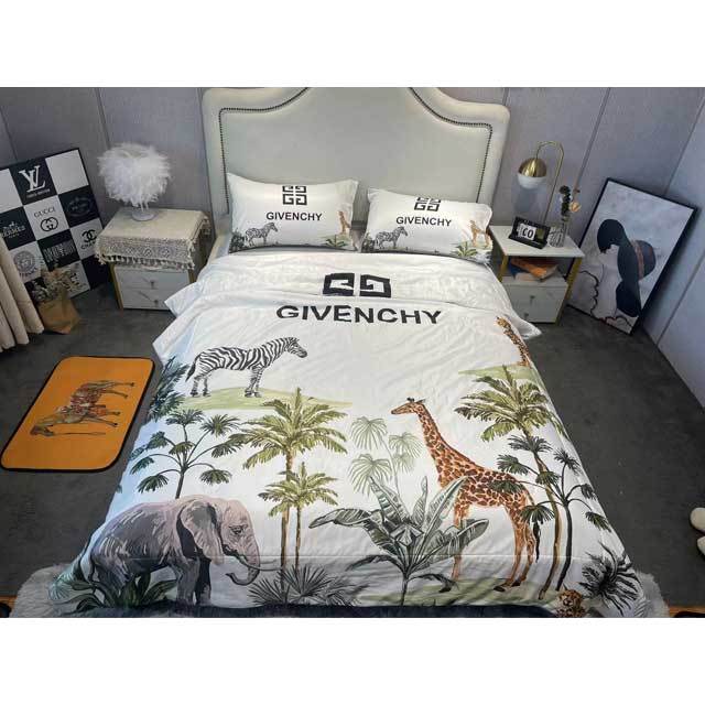 Printed Silk Summer Quilt Set(summer comforter+pillow cases+sheet)