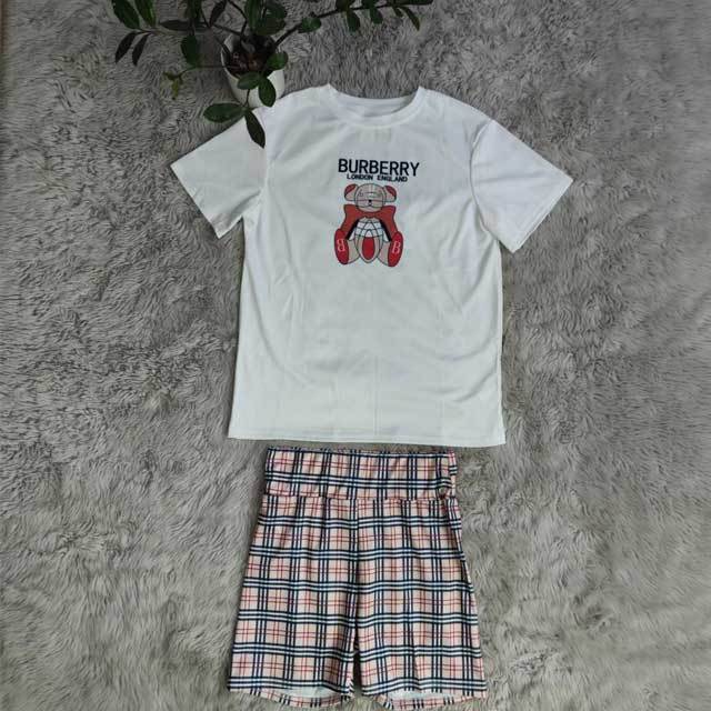 Printed High Waist Short Set