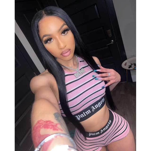 Striped Tank Top Fitness Short Set