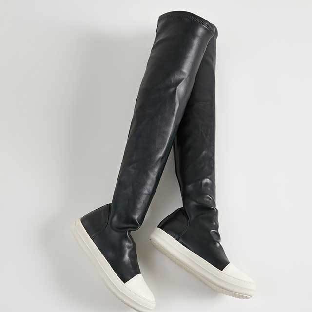 Leather Fashion Over Knee Boots