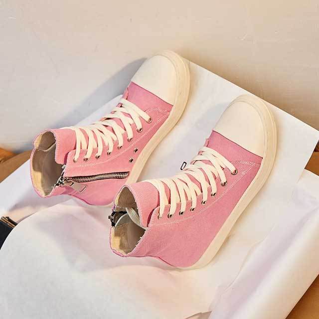 Lace-Up Fashion Canvas Sneakers