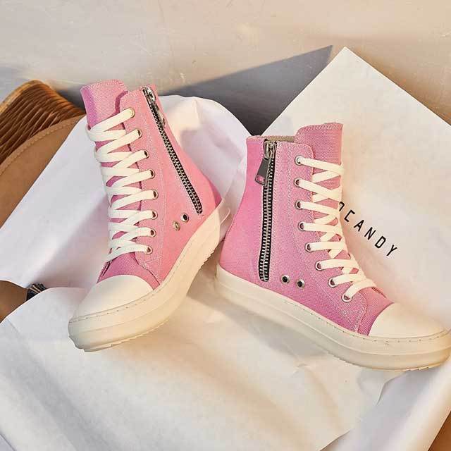 Lace-Up Fashion Canvas Sneakers