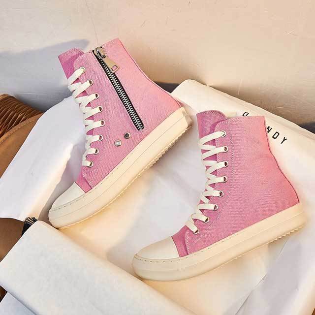 Lace-Up Fashion Canvas Sneakers