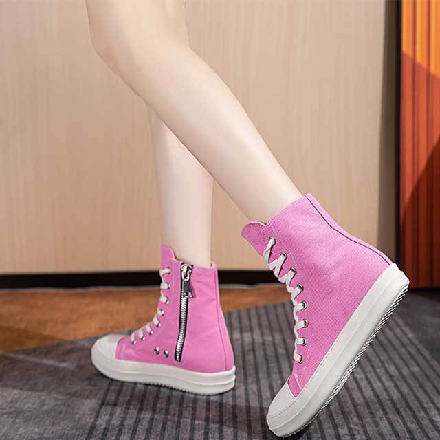Lace-Up Fashion Canvas Sneakers