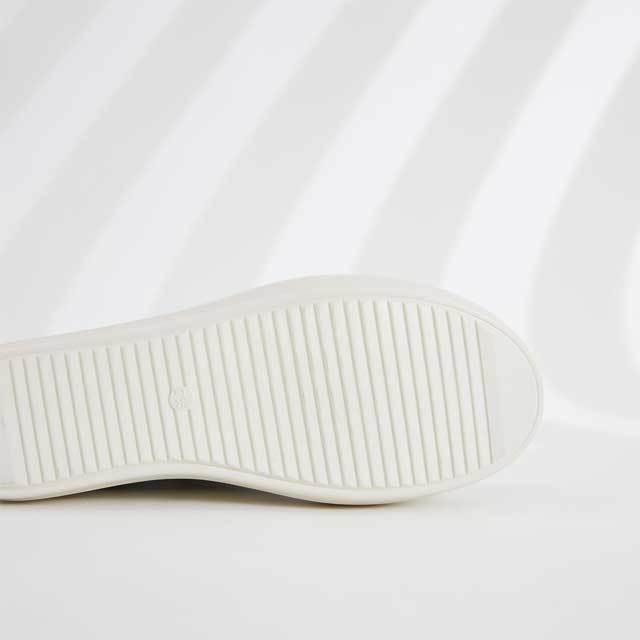 Big Lace-Up Thick Sole Leather Sneakers