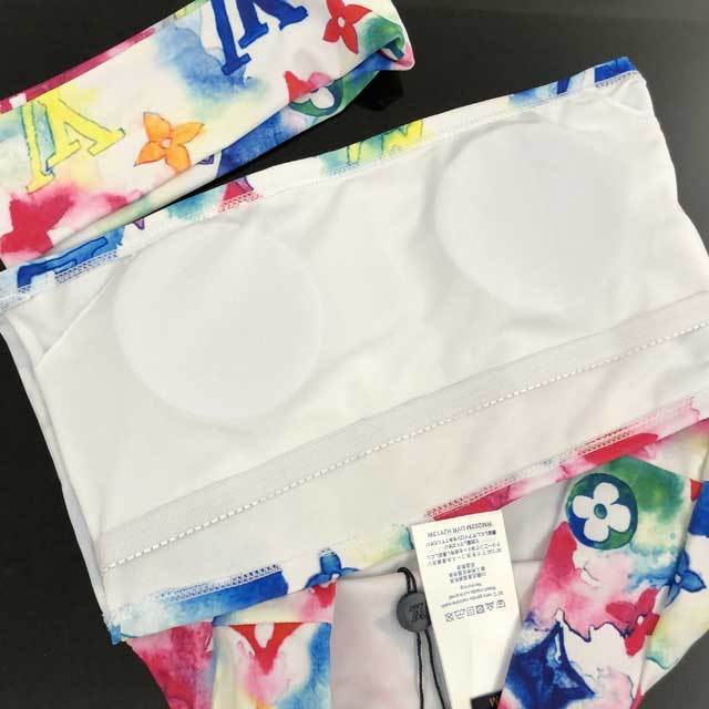 Tie Dye Fashion Bandeau Bikini Set