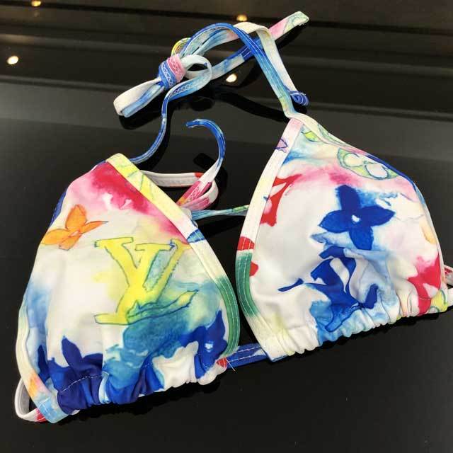 Tie Dye Strappy Bikini Set