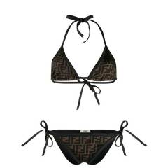 Strappy Printed Bikini Set