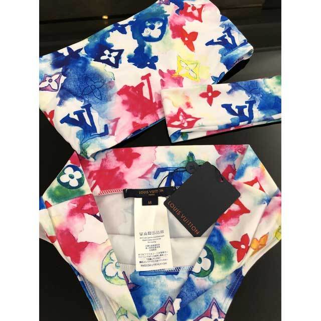 Tie Dye Fashion Bandeau Bikini Set