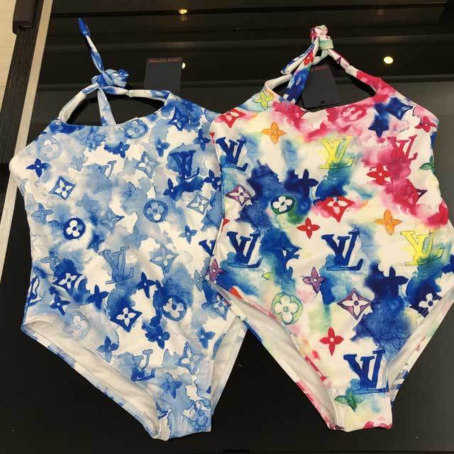 Tie Dye Halter Vacation One Piece
