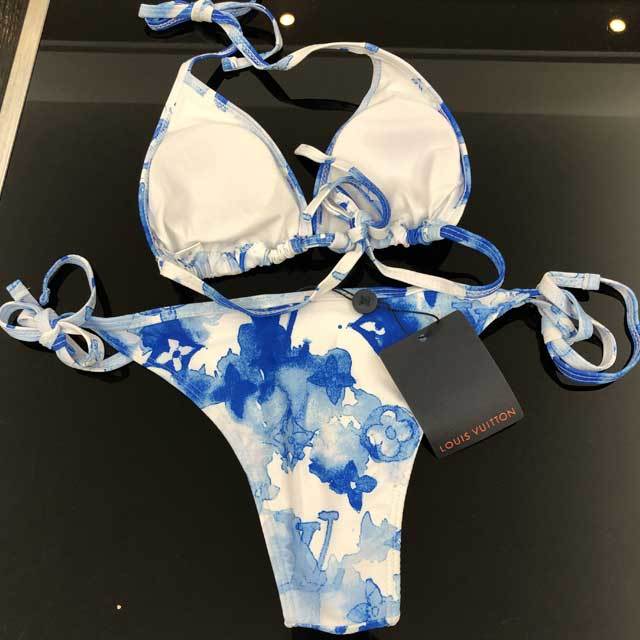 Tie Dye Strappy Bikini Set
