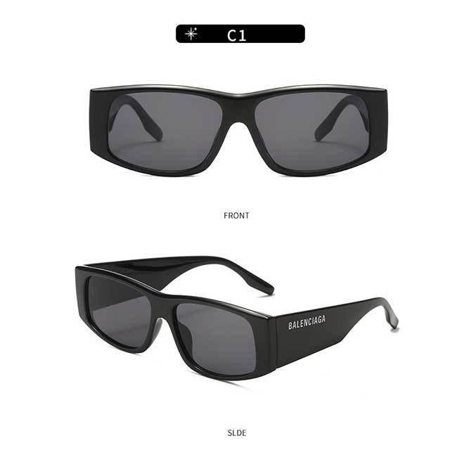 Rectangle Brand Designer Sun Glasses Female