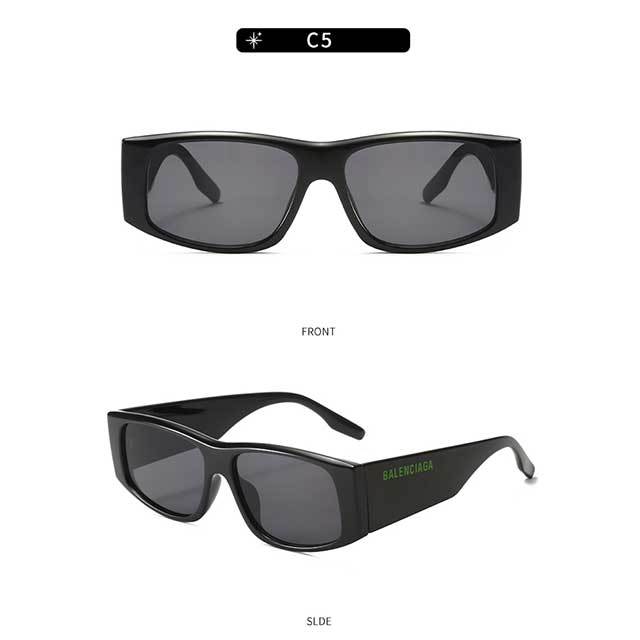 Rectangle Brand Designer Sun Glasses Female