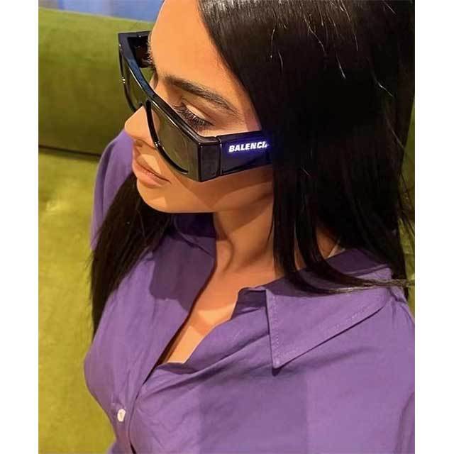 Rectangle Brand Designer Sun Glasses Female
