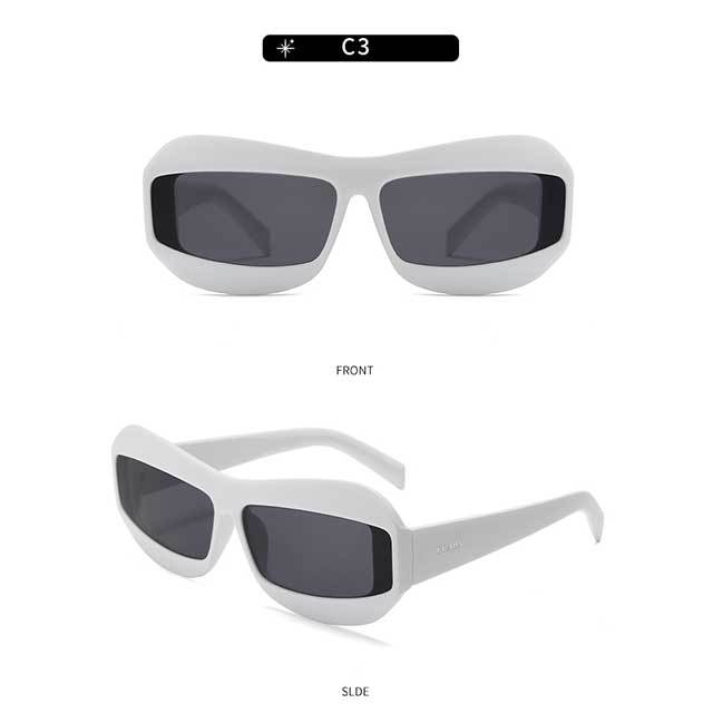 Retro Mirror Sun Glasses Female Outdoor Sports