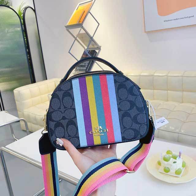 Rainbow Design Crossbody Handbag