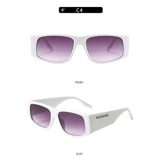 Rectangle Brand Designer Sun Glasses Female