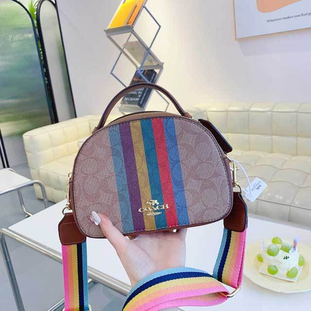Rainbow Design Crossbody Handbag