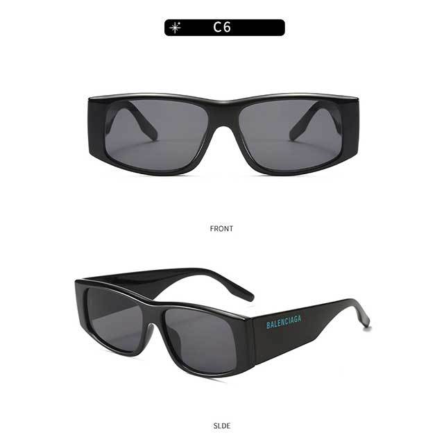 Rectangle Brand Designer Sun Glasses Female