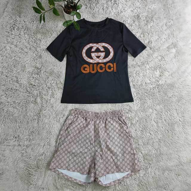 Printed Casual Women Short Set