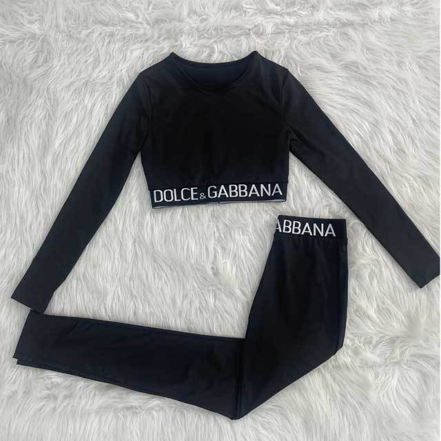 Fashion Letter Long Sleeve Tracksuit Set