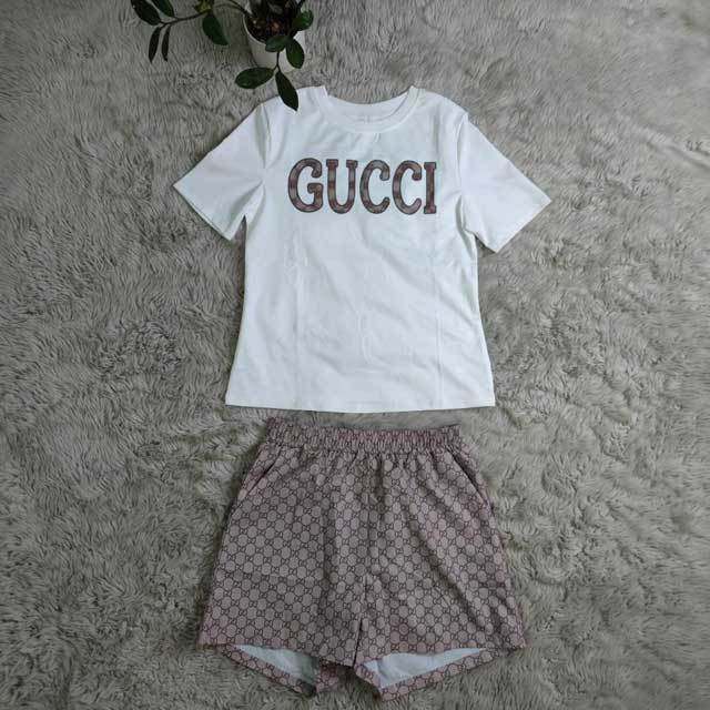 Printed Casual Women Short Set