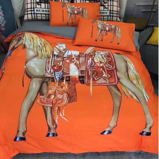 Printed Fashion Cotton Comforter Set(quilt cover+pillow cases+sheet)