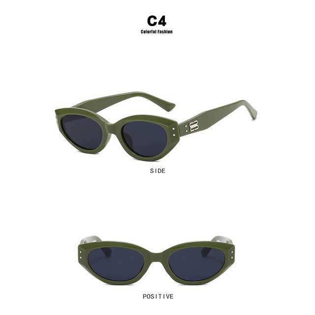 Retro Cat Eye Small Frame Sunglasses