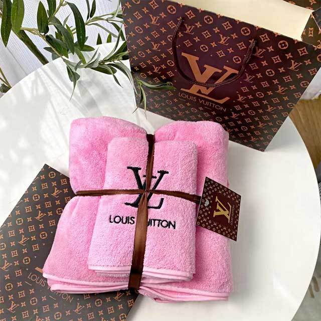 Fashion Design Coral Fleece Bath Towel Set