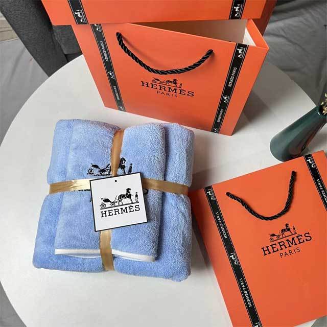 Fashion Coral Fleece Beach Towel Set
