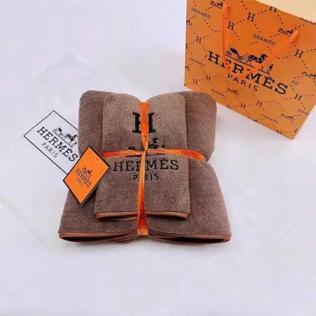 Fashion Coral Fleece Beach Towel Set