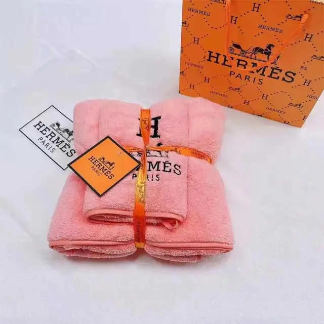 Fashion Coral Fleece Beach Towel Set