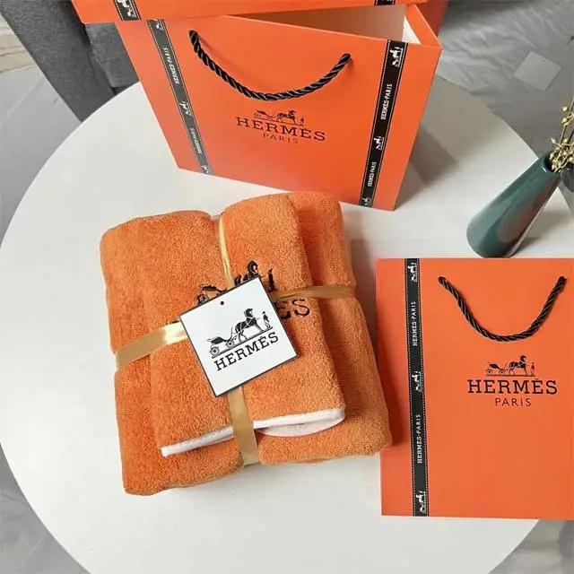 Fashion Coral Fleece Beach Towel Set