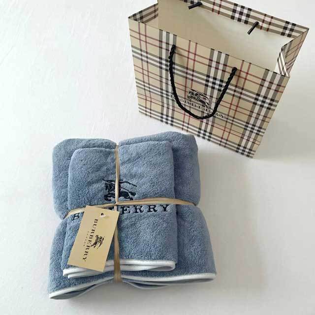 Embroidery Coral Fleece Bath Towel Set