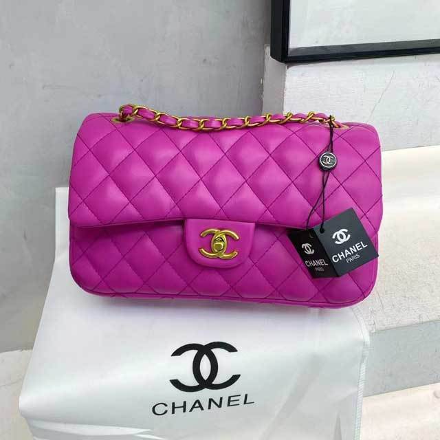 Chained Leather Fashion Messenger Bag