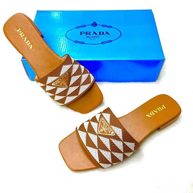Low Heels Open Toes Street Wear Slippers
