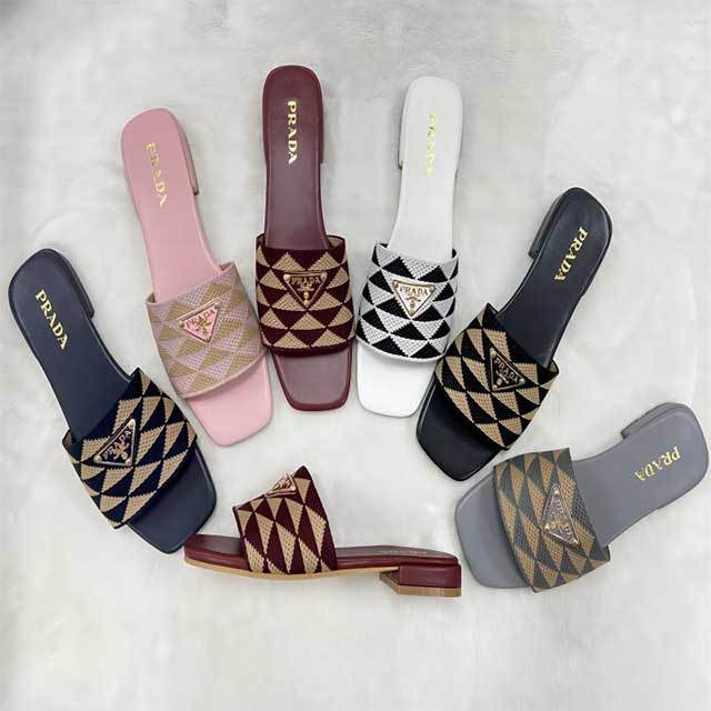 Low Heels Open Toes Street Wear Slippers