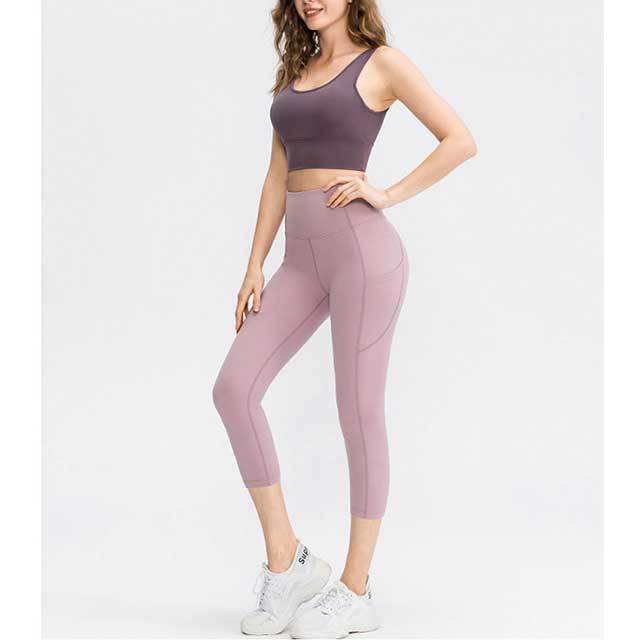 Stretch Skinny Yoga Cropped Pants