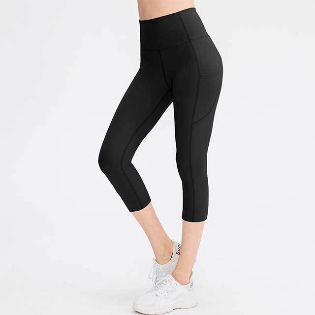 Stretch Skinny Yoga Cropped Pants