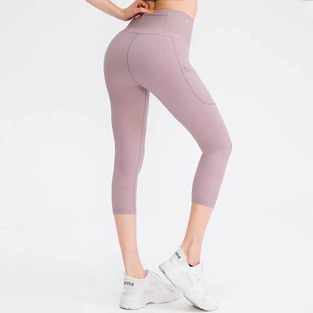 Stretch Skinny Yoga Cropped Pants