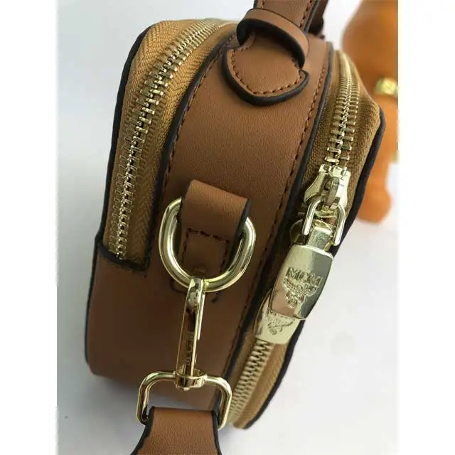 Leather Crossbody Zipper Handbag