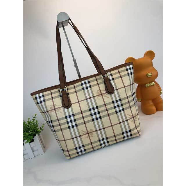 Plaid Fashion Shopping Handbag