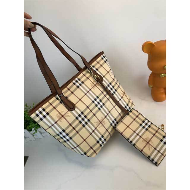 Plaid Fashion Shopping Handbag