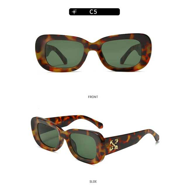 Small Rectangle Trendy Sunglasses